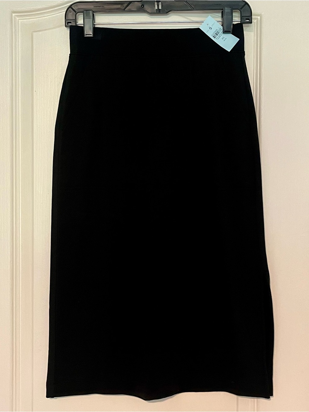 Lou & Grey Black Midi Skirt, XS Petite